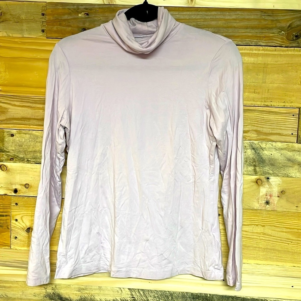 2/$30 Lands’ End size small light purple long sleeve turtleneck shirt